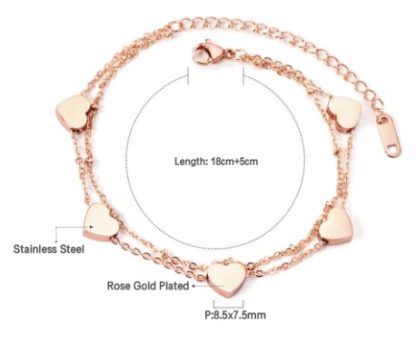 Veruca Bracelet - Rose Gold - Image 2