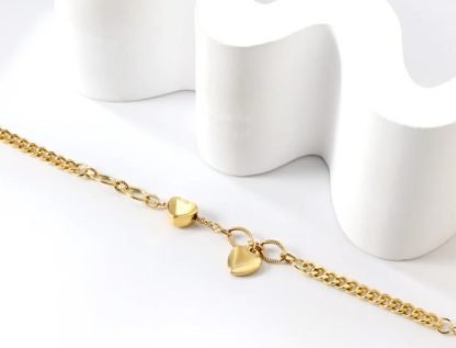 Heather Baby Hearts Bracelet - Gold - Image 4