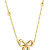 Tiffany Bow Necklace - Gold
