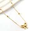 Tiffany Bow Necklace - Gold - Image 3