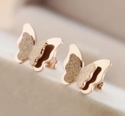 Spring Flight Studs - White Gold - Image 2