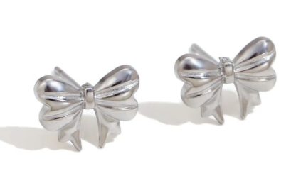 Hey Girl Hey Studs - White Gold