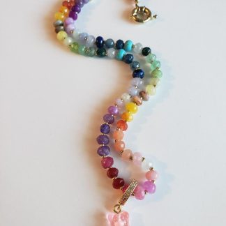 Rainbow Gemstone Necklace