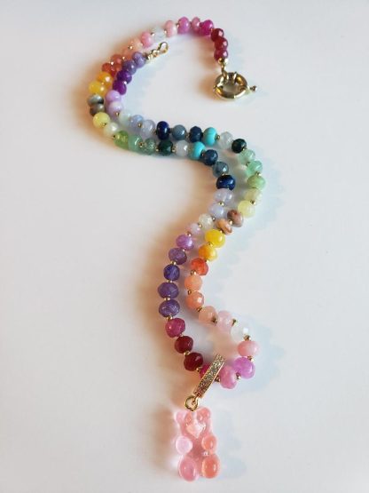 Rainbow Gemstone Necklace